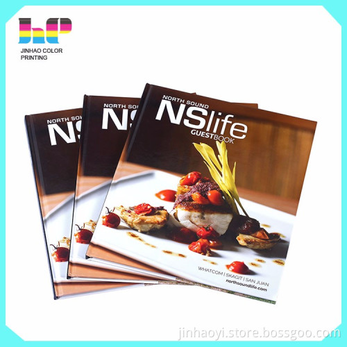 cook book printing service 4 color food recipe printing